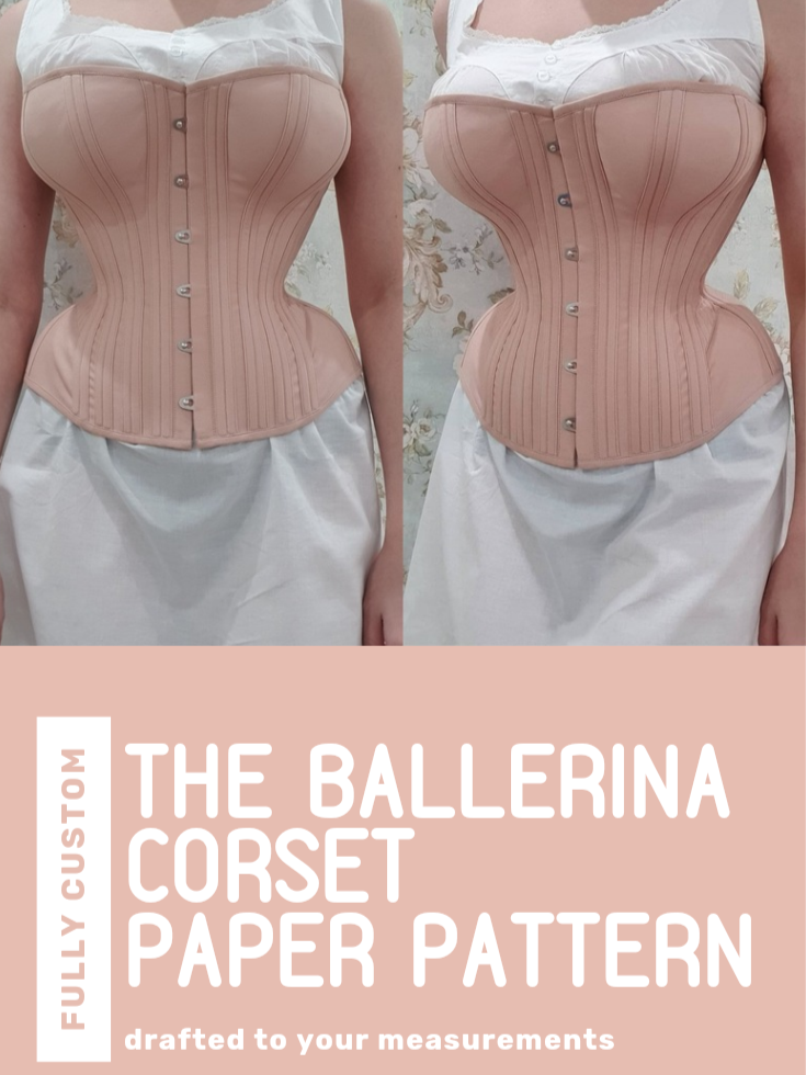 Custom Paper Pattern - "The Ballerina" Victorian Corset