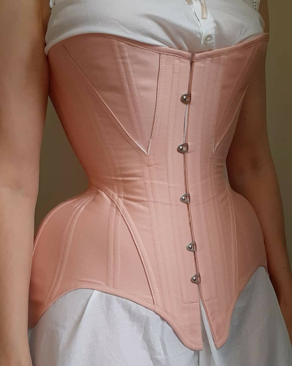 CUSTOM "Maud" Midbust Edwardian Corset