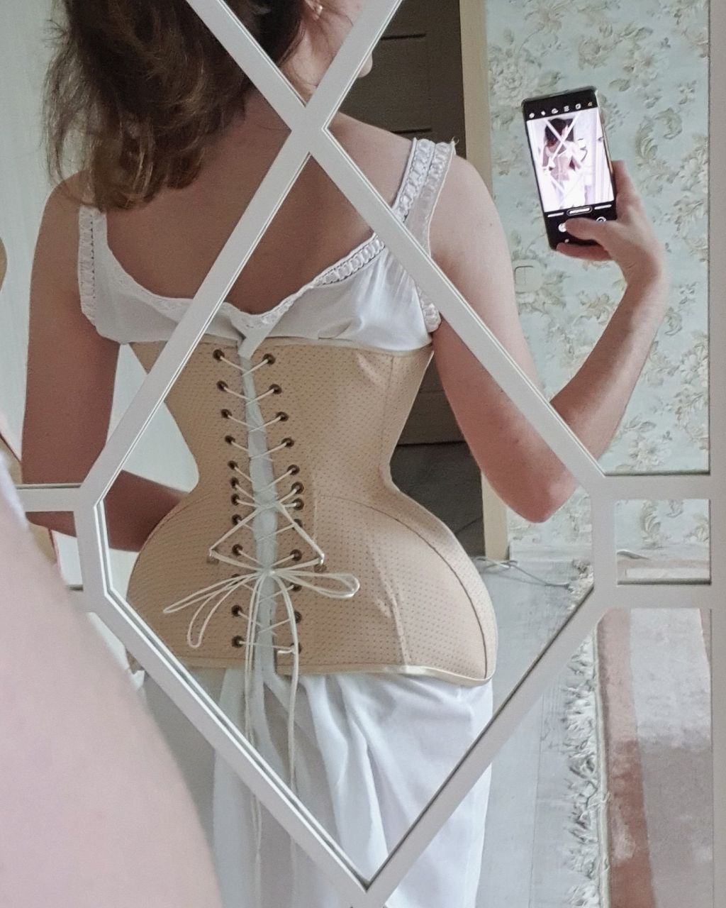 CUSTOM "Maud" Midbust Edwardian Corset